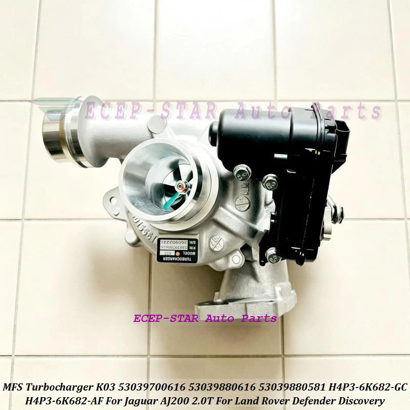 MFS Turbo K03 53039700616 53039880616 53039880581 H4P3-6K682-GC H4P3-6K682-AF For Jaguar AJ200 For Land Rover Defender Discovery