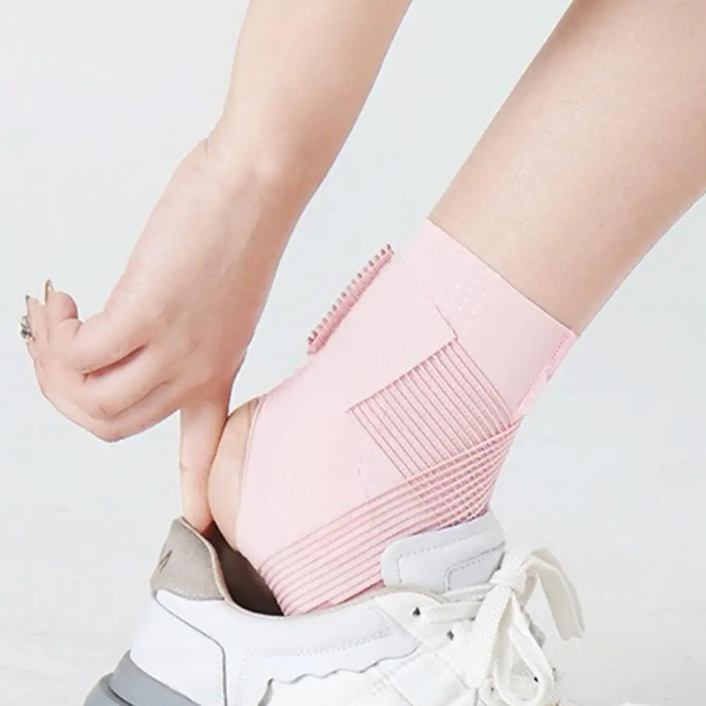 Ankle Support Brace Ankle Compression Sleeve Foot Brace with Adjustable Wrap for Sprained Achilles Tendonitis Plantar Fasciitis