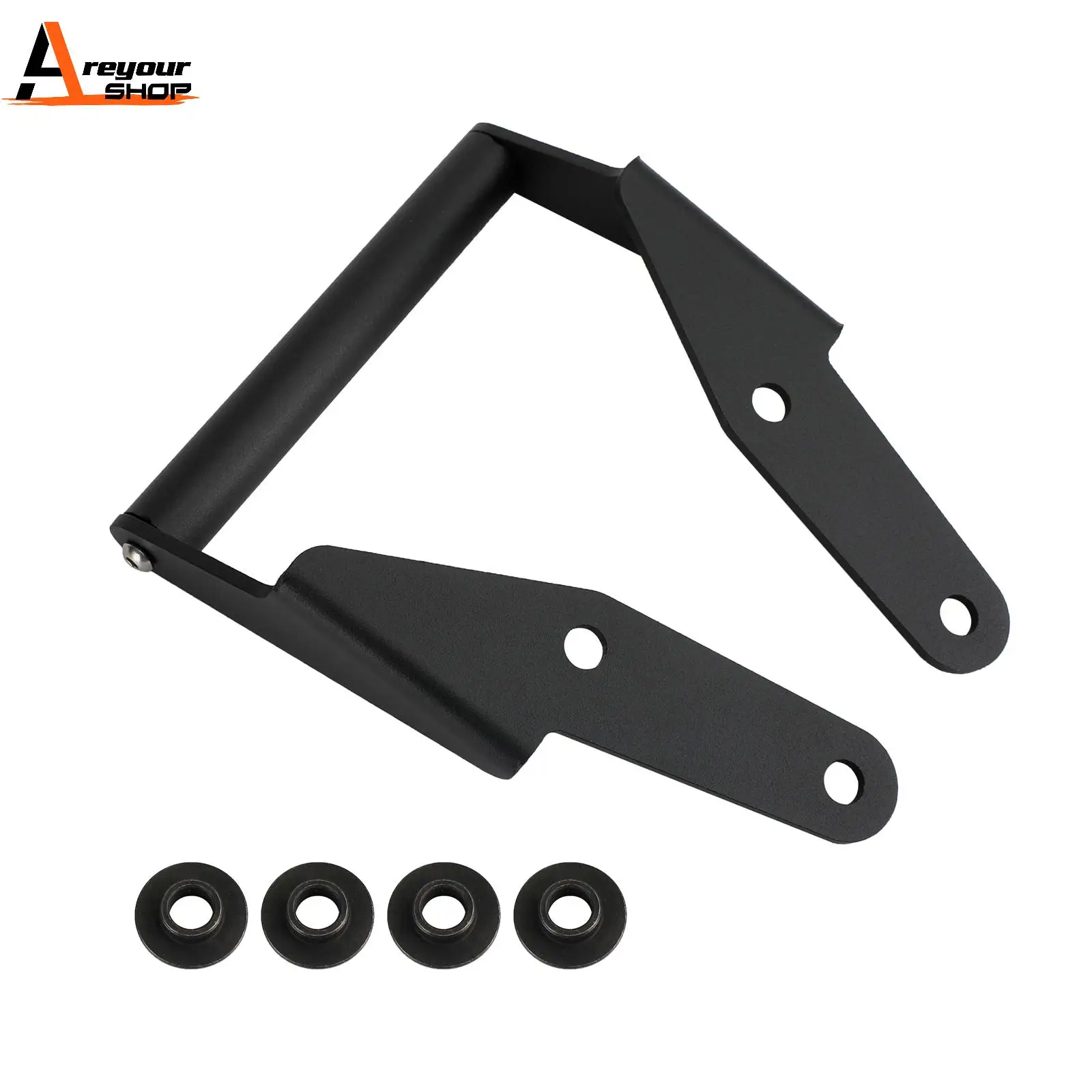 

Areyourshop Phone Navigation Bracket Gps Extension Bracket for Kawasaki Versys-X 250 17-21