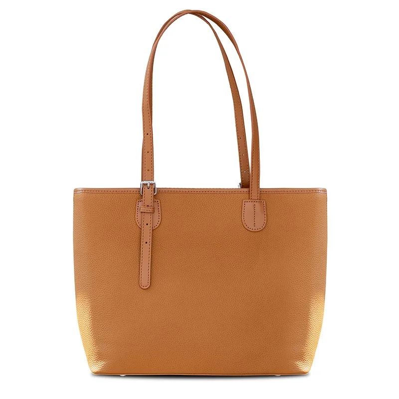 

Nesitu High Quality A4 Grey Black Brown Top Grain Soft Genuine Leather Women Handbag Shoulder Bag Female Shopping Tote M8930