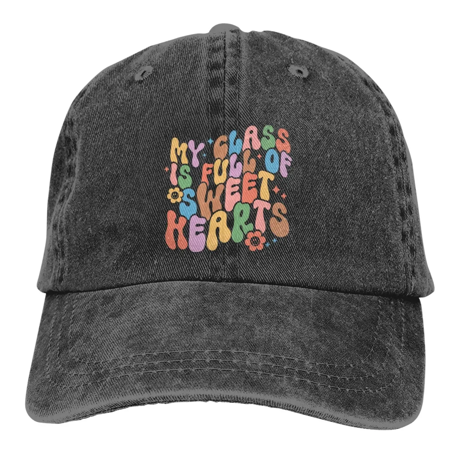 

My Class is Full of Sweet Hearts Baseball Cap Golf Dad Hat Adjustable Original Classic Low Profile Cotton Hat For Men Women