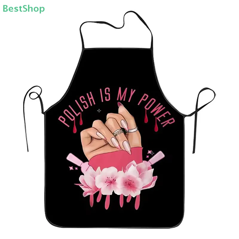 〔Victoria〕Nail Art Apron Unisex Kitchen Cooking Waterproof Apron