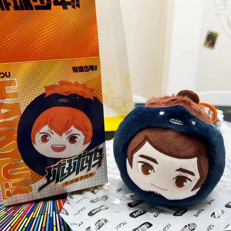 ¡¡Haikyu!! Hinata Kageyama-caja ciega con colgante de Anime, regalo moderno para niños y niñas, juguete coleccionable de la serie Kayou Ball Crow