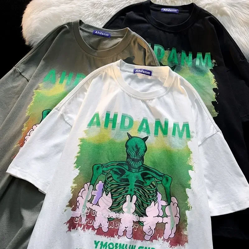 

Women T Shirts Y2K Grunge Summer Goth Clothing Female Loose Femal Print T-shirt Ladies Clothing Harajuku Tee Oversized T-shirt