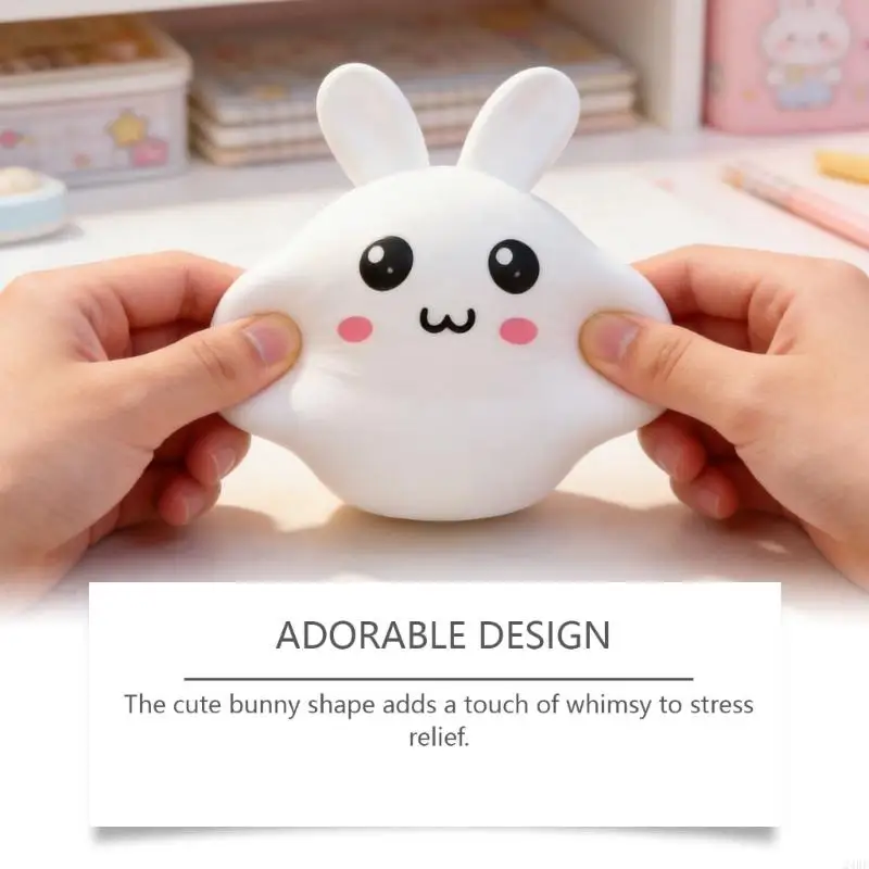 

Мягкий и сжимаемый кролик, игрушка для снятия стресса для детей и взрослых, отличается высокой эластичностью, дизайн, мячик для