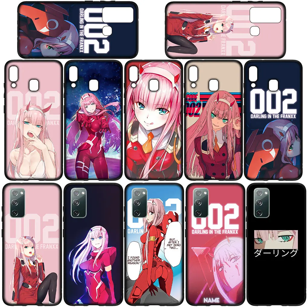 Darling in the FranXX Zero Two Phone Cover for Samsung Galaxy S21 S20 Fe S23 S22 Ultra S8 Plus A12 A13 A21S A71 Soft Case