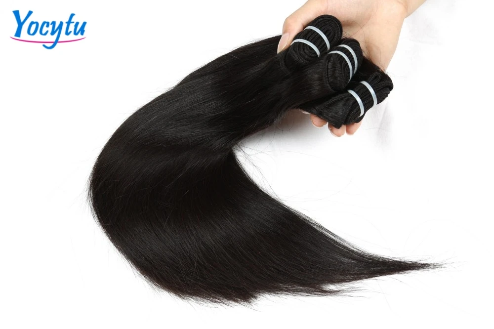 YOCYTU Doppelt Gezogen Gerade Menschliches Haar Bundles 20 Zoll Vietnamesisches Menschenhaar 15A Top Qualität Gerade Bundles 100 % Echthaar – Detail 6