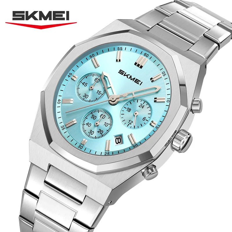 

SKMEI 2682 Retro Business Exquisite Quartz Watch Waterproof Night Light Chronograph Men's Watch Luxury Watch Relógios Masculino