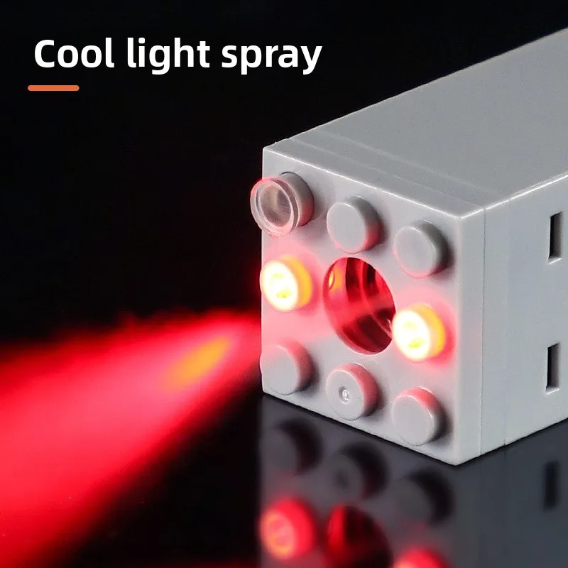 Compatible toys Building Blocks Sports Car MOC Simulation Spray Electric Modification Model PF Technical Parts Accessories