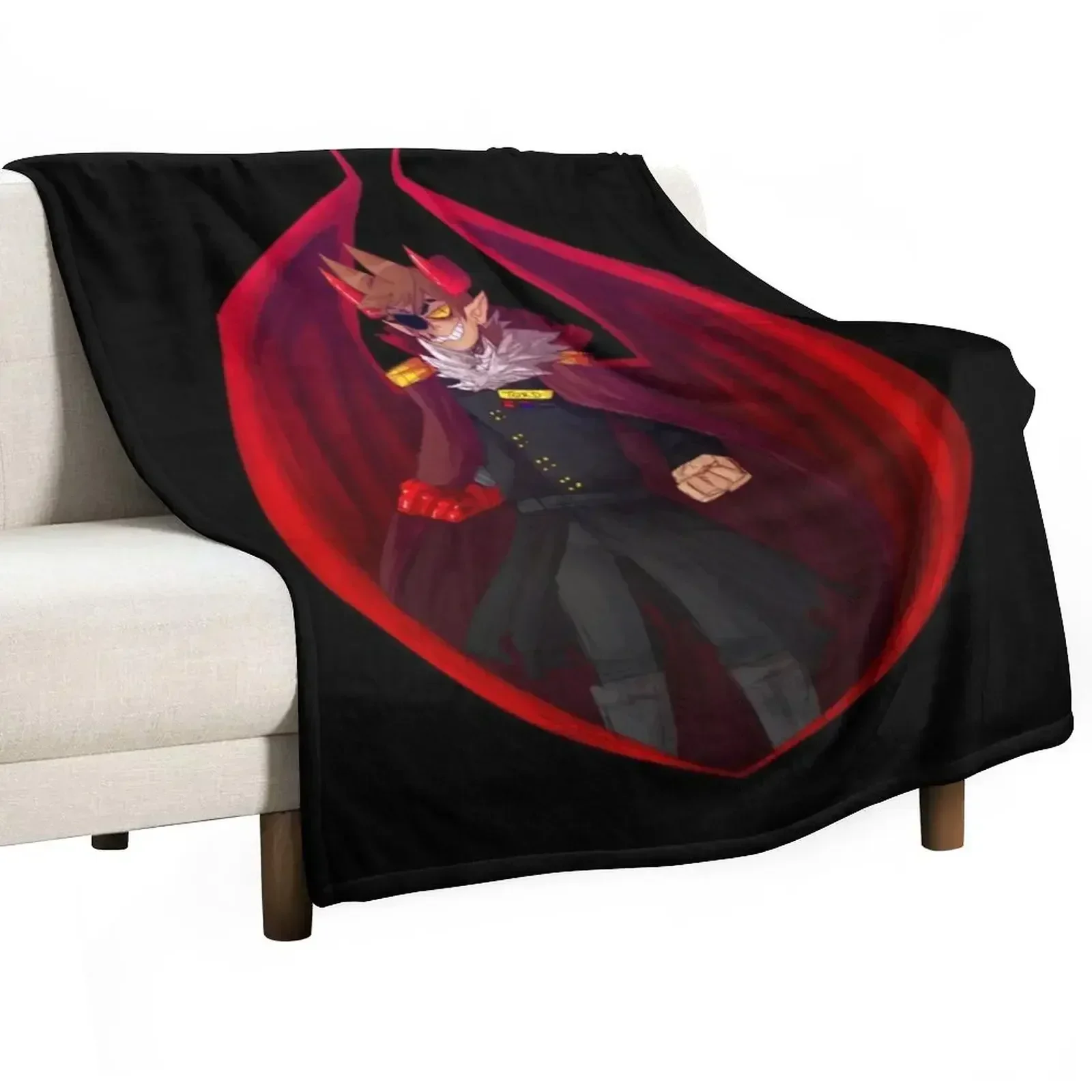 

Demon leader ! Throw Blanket Flannel Fleece Soft Warm Throw Blanket