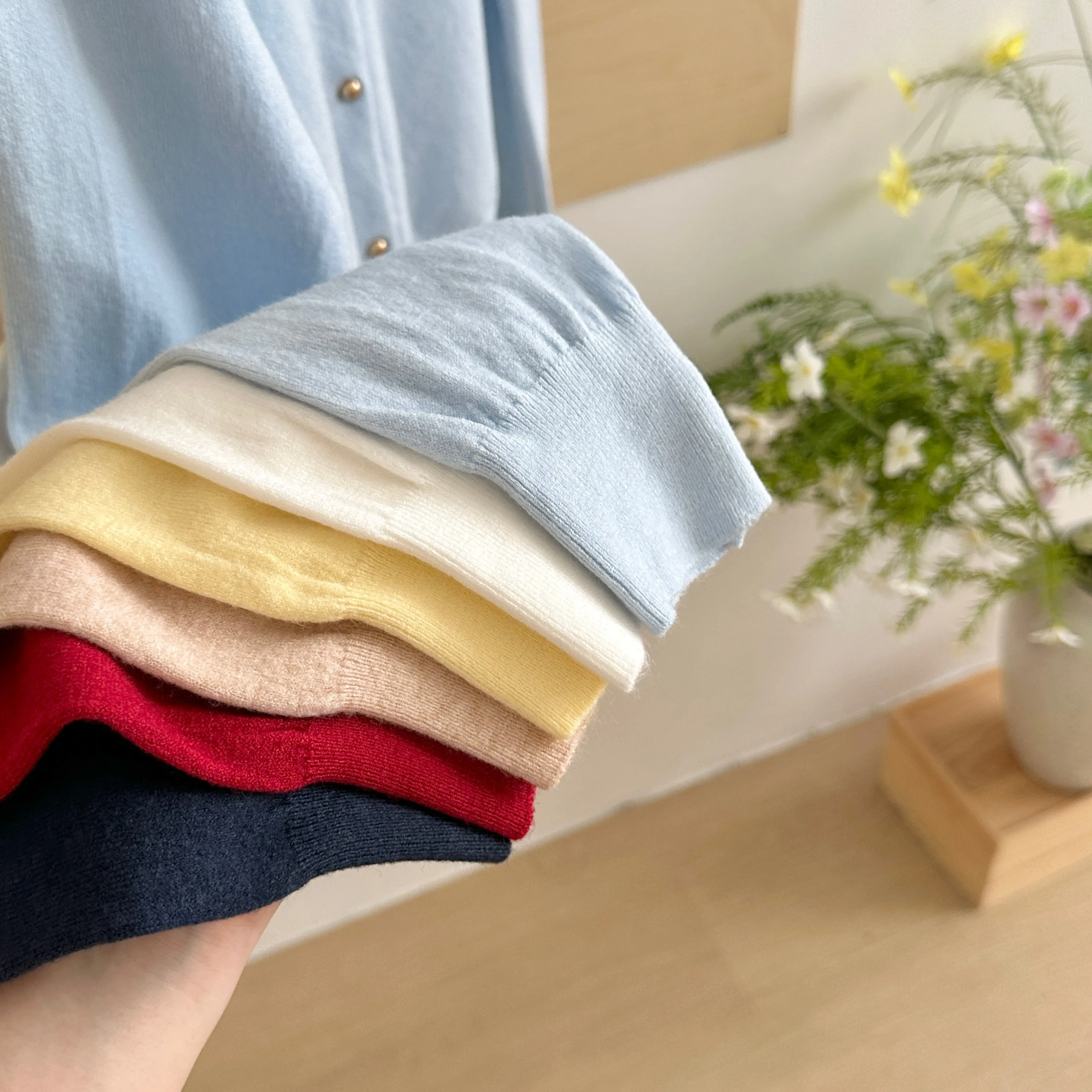 2026 Autunno Inverno delle Donne A Maniche Lunghe Cardigan Lavorato A Maglia Maglieria Allentato Comodo Maglione Caldo di Modo O-Collo di Colore Solido Magliette E Camicette