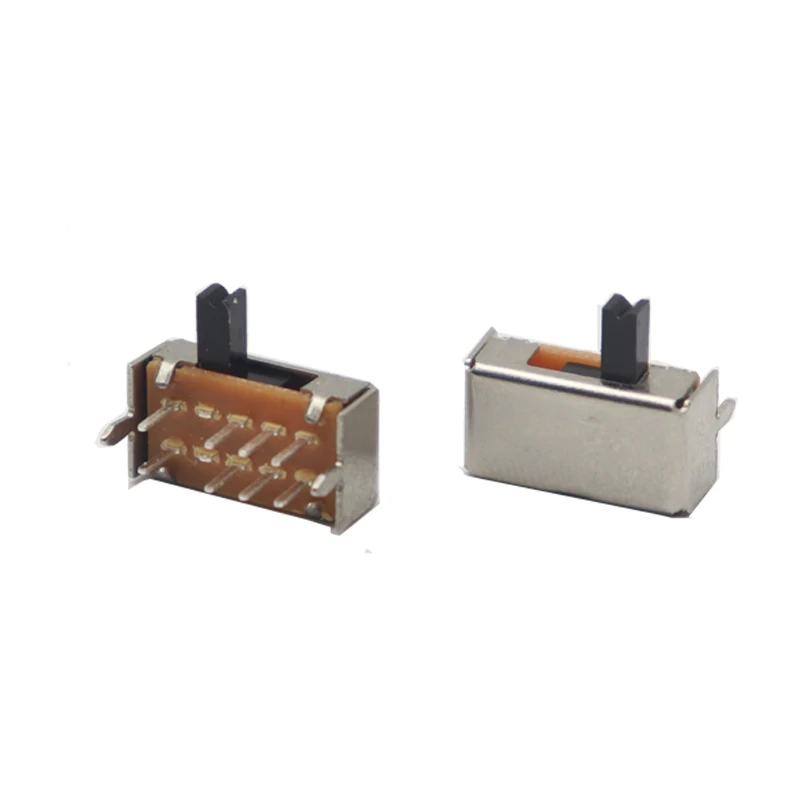 【50-10PCS】SK23D07 Toggle Switch 2P3T 8PinMiniature Side Slide Switch Power switch Handle high