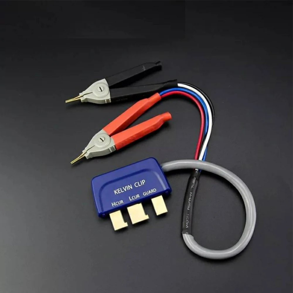 Kelvin Clip ET432 Test Line SMD Patch Component Test Pen Handheld LCR Universal Digital Bridge Capacitance Multimeter Accessorie