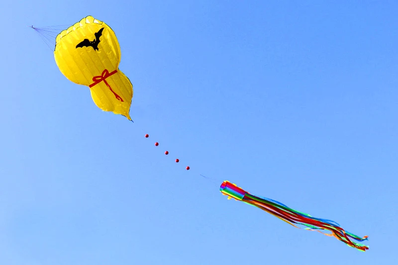 gratis verzending kalebas vliegeren zachte vlieger voor volwassenen stuurwiel opblaasbaar speelgoed kitesurfen buitenspelen vliegers string fun