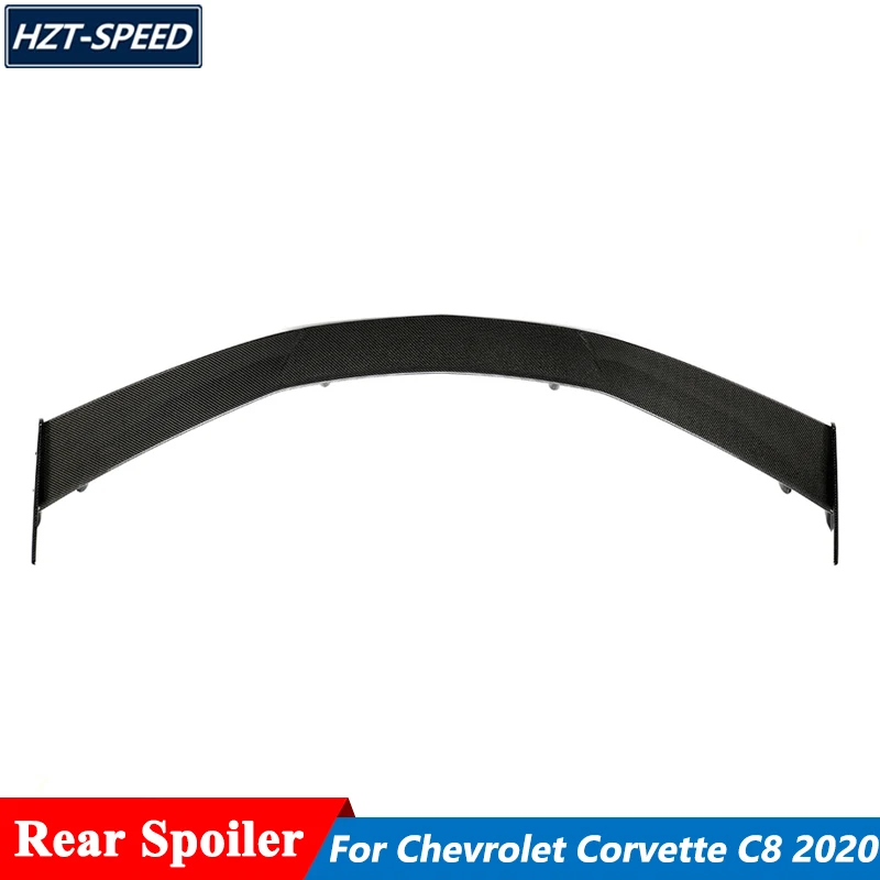 High Quality Carbon Fiber Material Rear Spoiler Trunk Wing For Chevrolet Chevy Corvette C8 2020 In