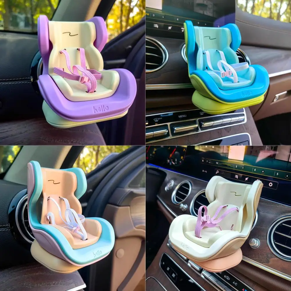 

Автомобильное кукольное безопасное сиденье для Labubu 17 см, мультяшное кресло, модель для Labubu, автомобильное сиденье, декор для куклы Labubu, интерьер автомобиля, стиль S4U7