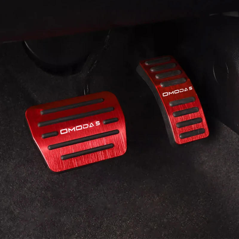 

for CHERY OMODA 5 2022 2023 Accessories Accelerator Pedal Aluminum Alloy Brake Cover Anti-slip Foot Pedals