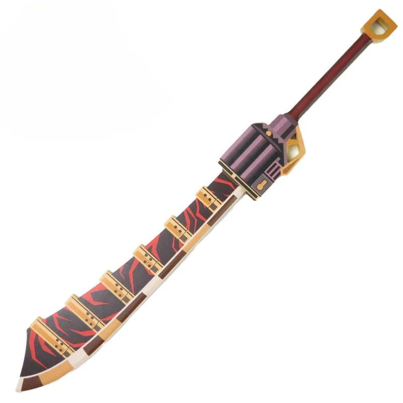 99cm/38.98in Limbus Company Bamboo Katana Star Knife Game Peripherals Cosplay Props Practice Outdoor Model Display Ornaments Toy