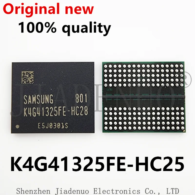 (1 pz) 100% originale Nuovo K4G41325FE-HC25 K4G41325FE-HC28 BGA DDR5 riscaldamento diretto 90*90 80*80 stencil Chipset