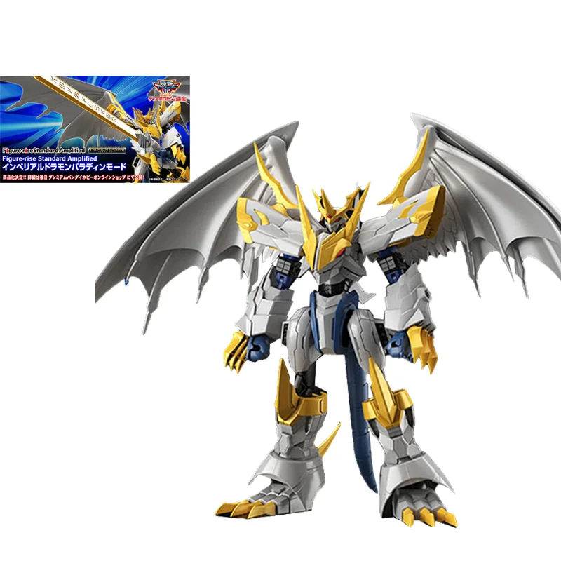 

BANDAI Original Digimon Adventure Figure Rise Imperialdramon Paladin Mode Anime Action Figures Assemble Model Toy for Children