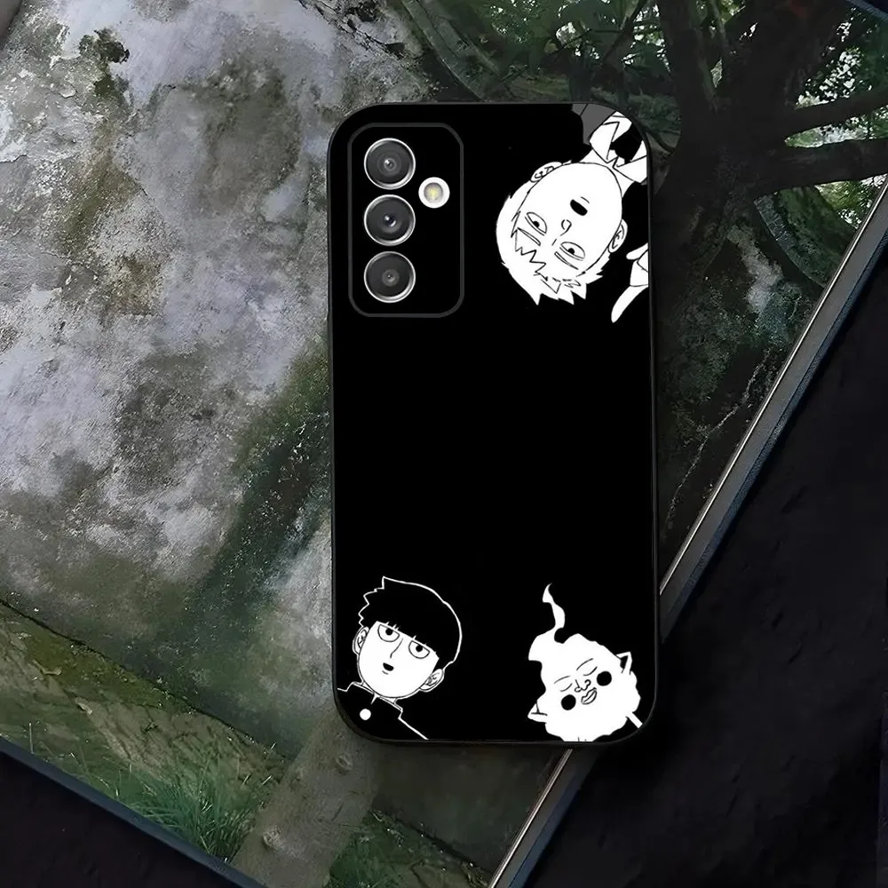 Mob Psycho 100 Kageyama Shigeo Phone Case For Samsung Galaxy A13,A21s,A22,A31,A32,A52,A53,A71,A80,A91 Black Cover