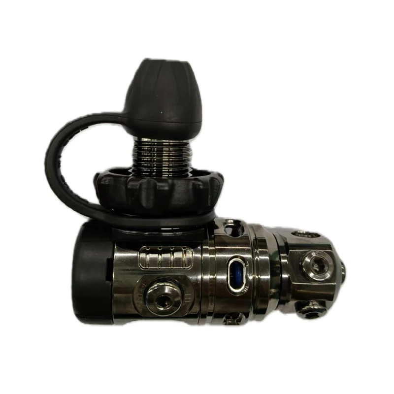 منظم ضغط غاطس أساسي من نوع المكبس، منظم معدات الغوص، منظم التنفس في المرحلة الأولى