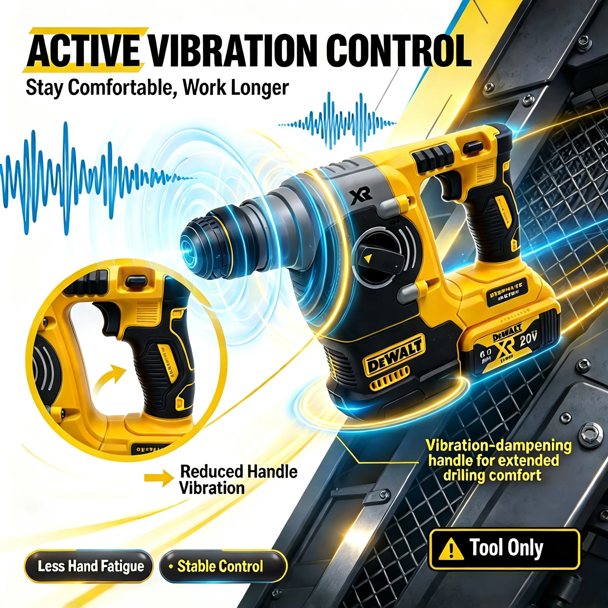 DEWALT 20V MAX SDS PLUS Rotary - Cordless Rotary Hammer 20V Brushless review and price