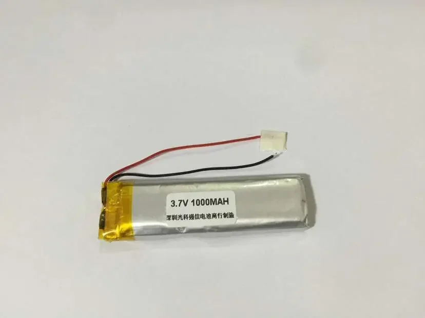 بوليمر الليثيوم 3.7 فولت القدرة الكاملة الجديدة 701760   1000MAH MP4 / المعدات / راديو صغير خلية ليثيوم أيون قابلة للشحن