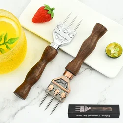 Three-Prong Skull Ice Pick Stainless Steel Ice Chisel Crushed Ice Barware Bartender Tools Bar Accessories Wine Accessories