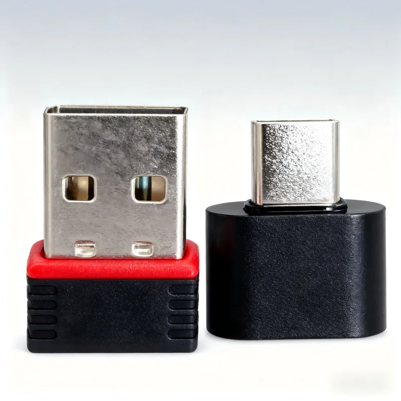 Adaptateur sans fil USB WiFi R36S avec convertisseur OTG type-c – Compatible avec la puce R36S/R36H/R36/R36PLUS, RTL8188FTV