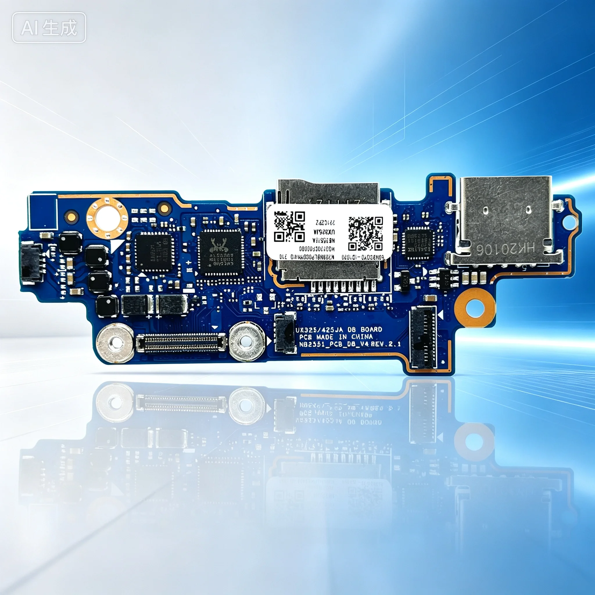 USB Card Reader IO Board NB2551_PCB_DB_V4 100% Tested Original for ASUS ZenBook 13 14 UX325JA UX425JA