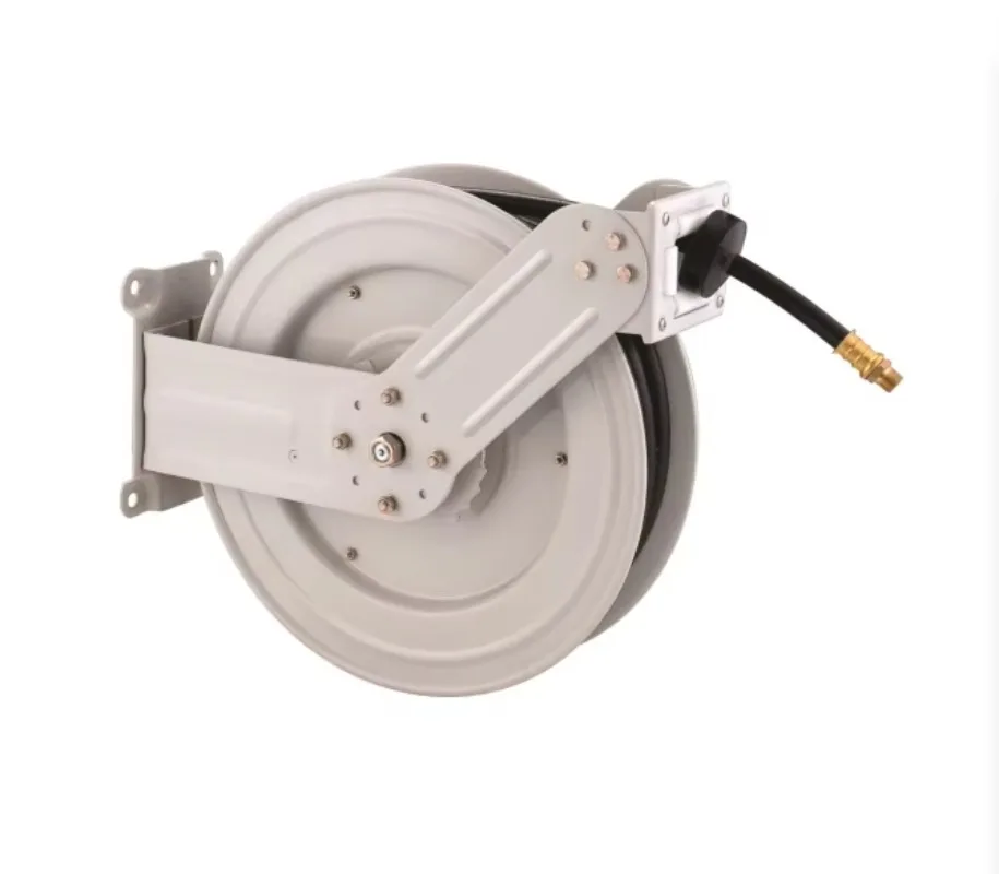 

Hose Reel Automatic Retractable Low Pressure Hose Reel for Air/Oil/Water 3/8''with 50ft
