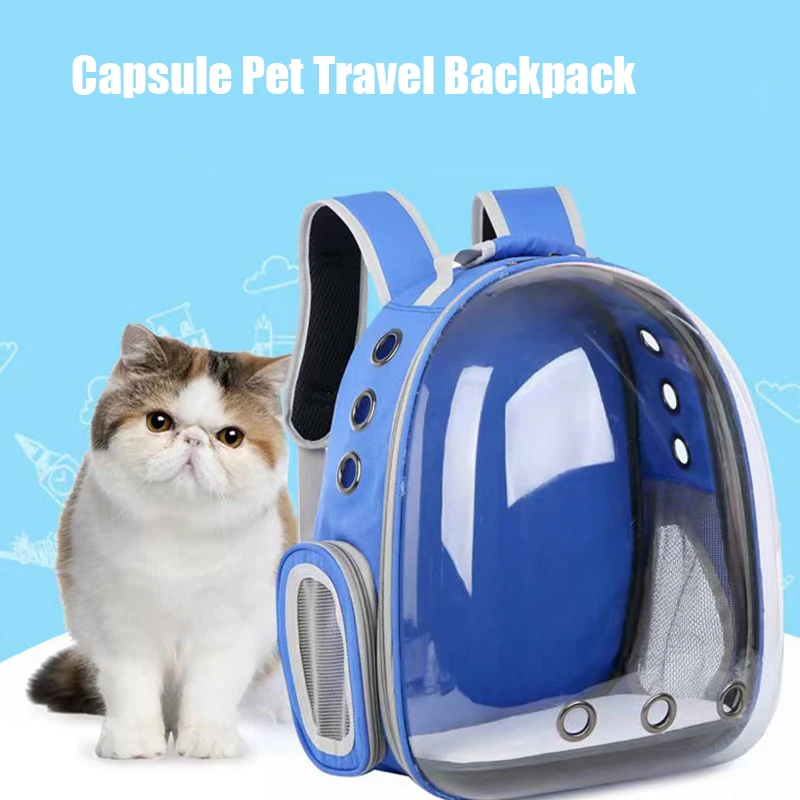 

Transparent Space Capsule Pet Travel Backpack,Cat 10KG, Pet Backpack,Cat Supplies Portable Going For Out,Breathable Backpack