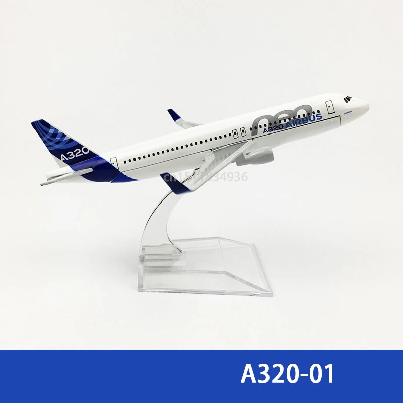 6Inch 15CM A380 A350 A330 A320 Concorde Diecast Airplane Model For Gift Collection