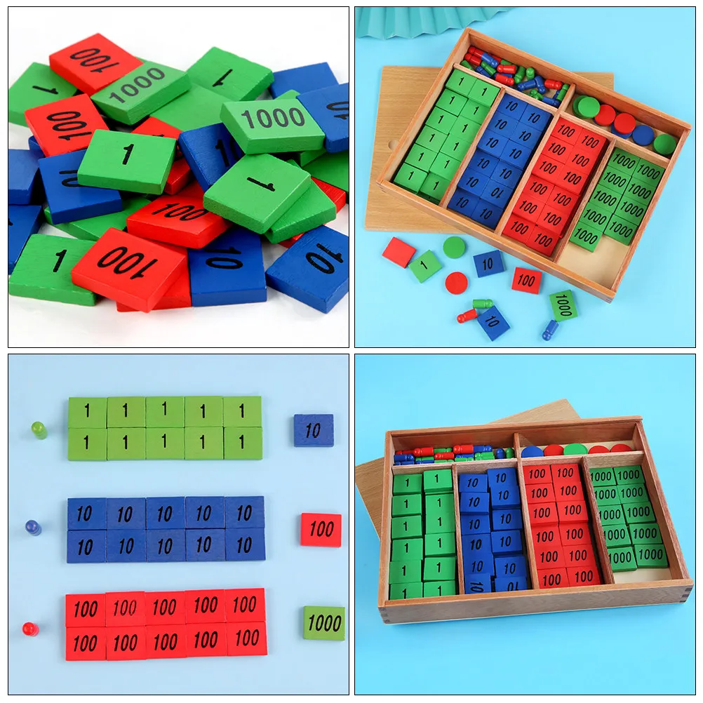 

1Set Kids Math Learning Arithmetic Educational Color Sorting Games Early Development Counting Number Cognition Puzzle