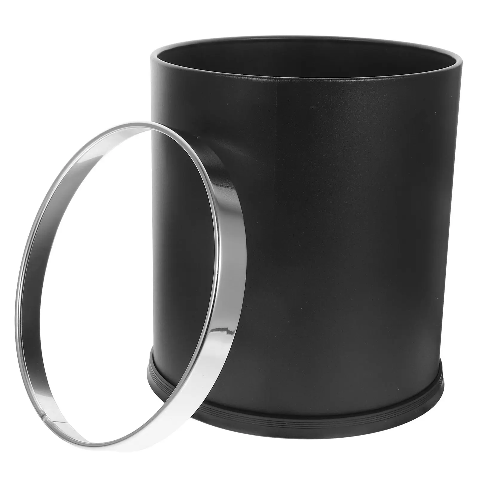 

Прочная железная корзина для мусора, металлическая урна для отходов для кухни, ванной, спальни, офиса