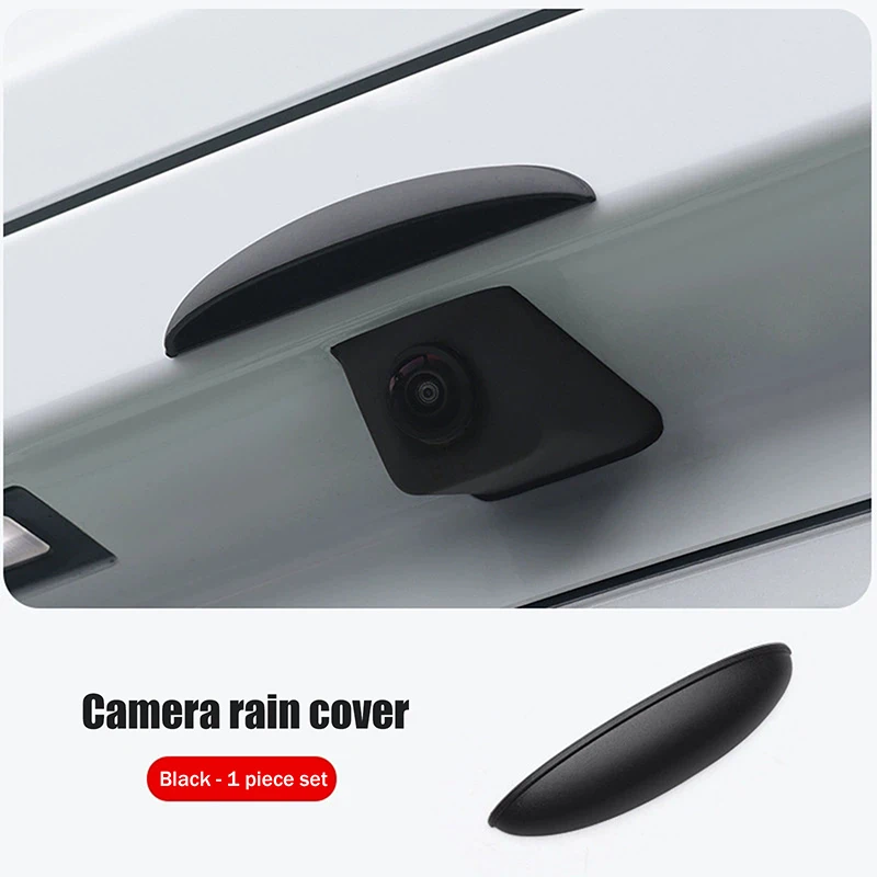 1Pc ABS Car Rear Camera Rain Cover Automobile Rear Camera Rain Shield Waterproof Protector Daily Driving Car Accessories