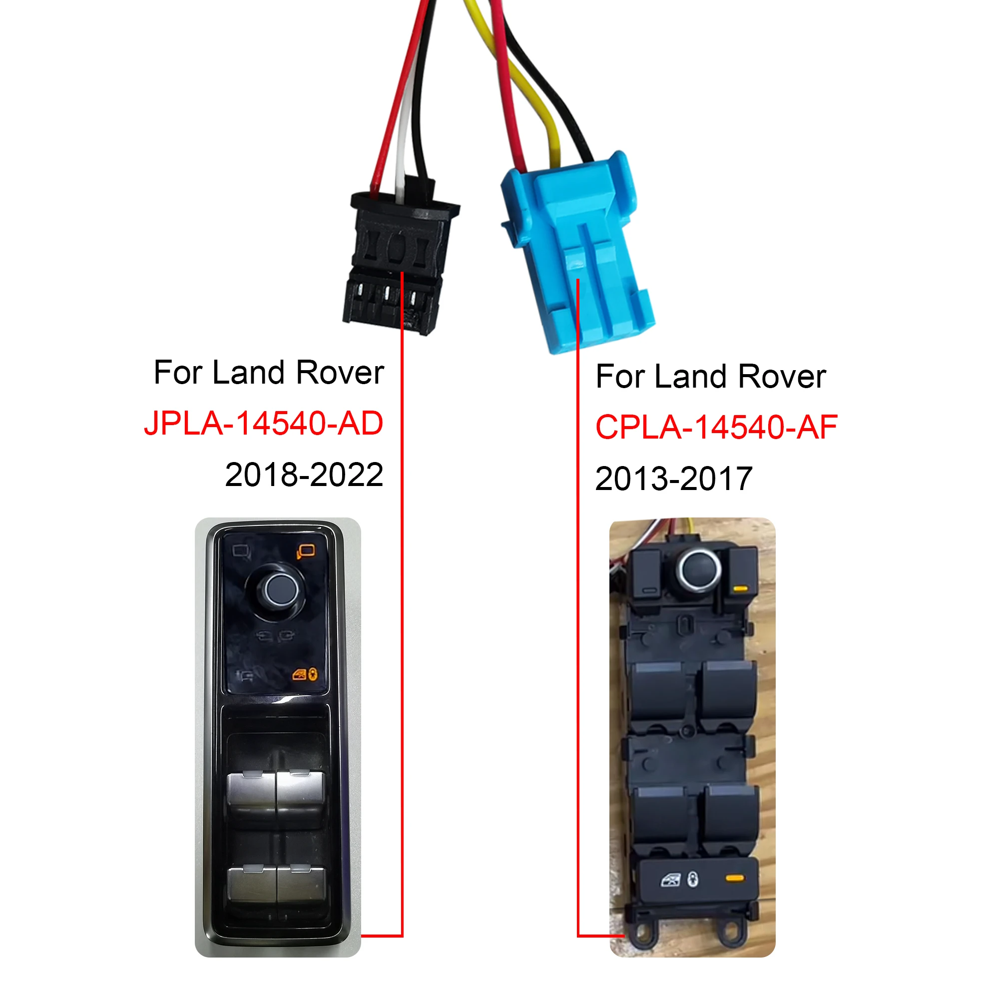 WOYO PL015 For Land Rover Diagnostic Power Window Control Switch Tester, For Range Rover Automotive Glass Lifter Inspection Tool