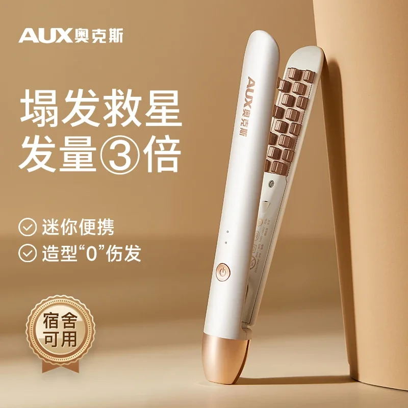 220V Corn Straightening Iron Comb Hair Root Volumizer Hairdressing Styling Tool with Styling Clamp