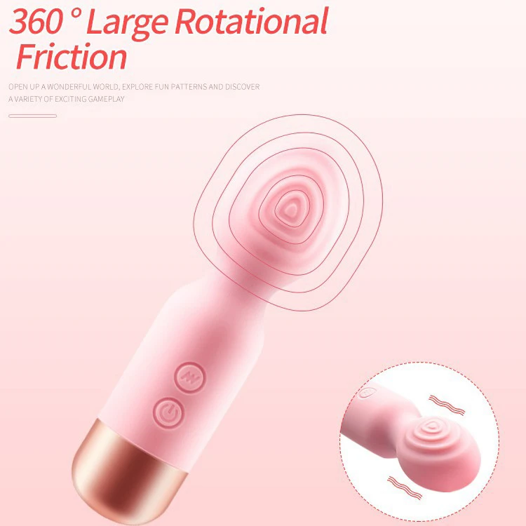 Zauberstab-Vibrator für Frauen, 10-Gang, leistungsstarker G-Punkt-Klitoris-Nippelstimulator, weibliche Masturbation, Dildo, erwachsenes weibliches Sexspielzeug