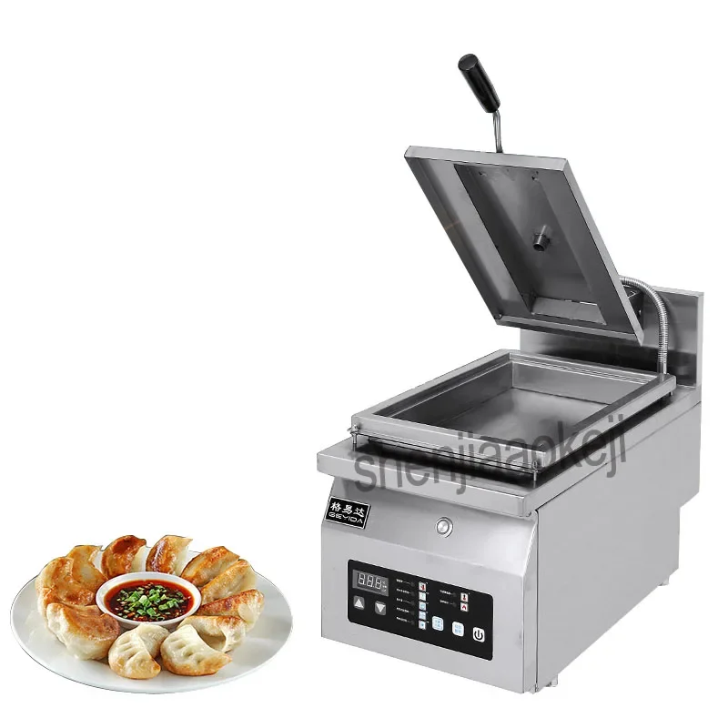 Commercial Dumpling Frying Pan Dumpling Fry hine Dumpling Fryer Digital Computer Control Auto-thermostat 3200w