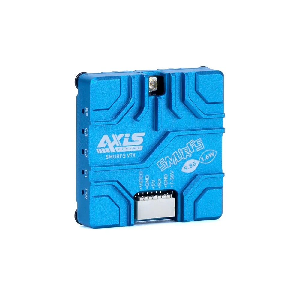Axisflying SMURFS 1.6W 5.8G Analog Video Transmitter (VTX) - 7V -36V Operating Voltage