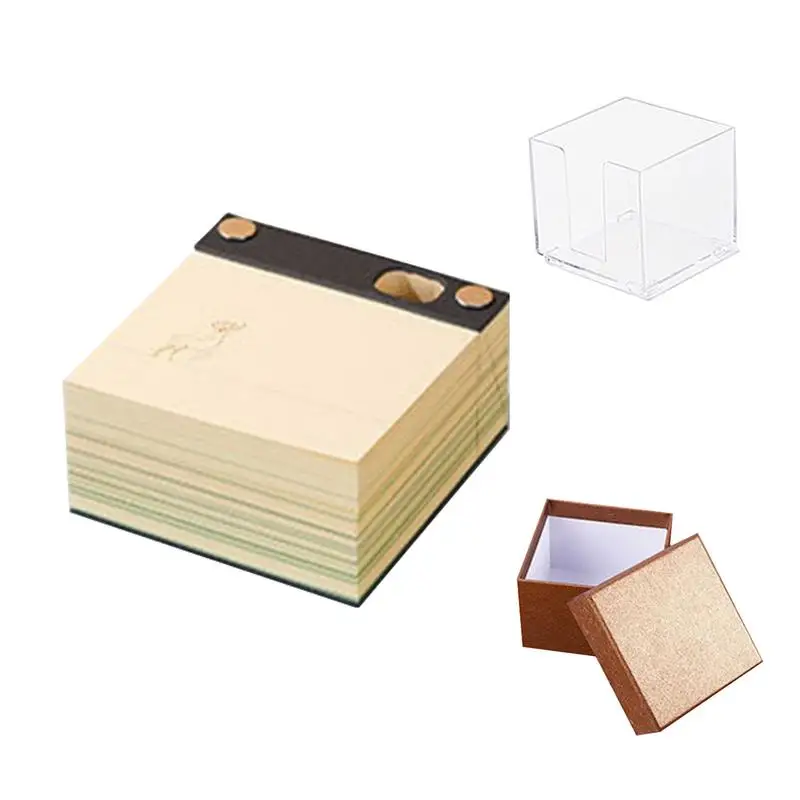 

3D Art Sticky Notes Tear Off Paper Reveal Castle Desktop Decoration Art Craft Gift DIY Post Notes Блокнот для мальчиков и девочек для