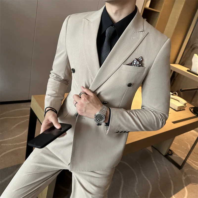 Groom wedding dress business slim suit146