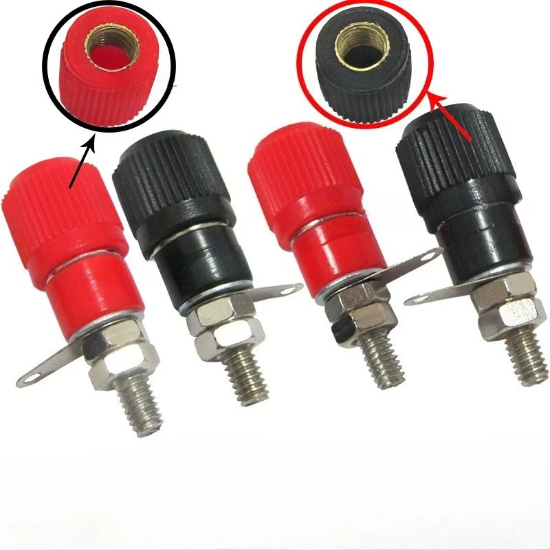 JS-910B 4mm Banana Socket Terminal Post Connector for Welder Inverter Test Bench Binding Post