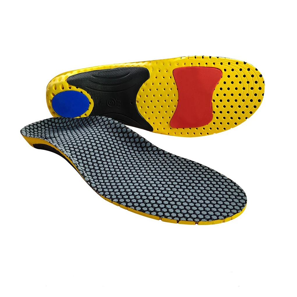 Good Elasticity Orthotic Insoles Made With EVA And Comfortable Wide Application Orthopedic Insoles yellow S