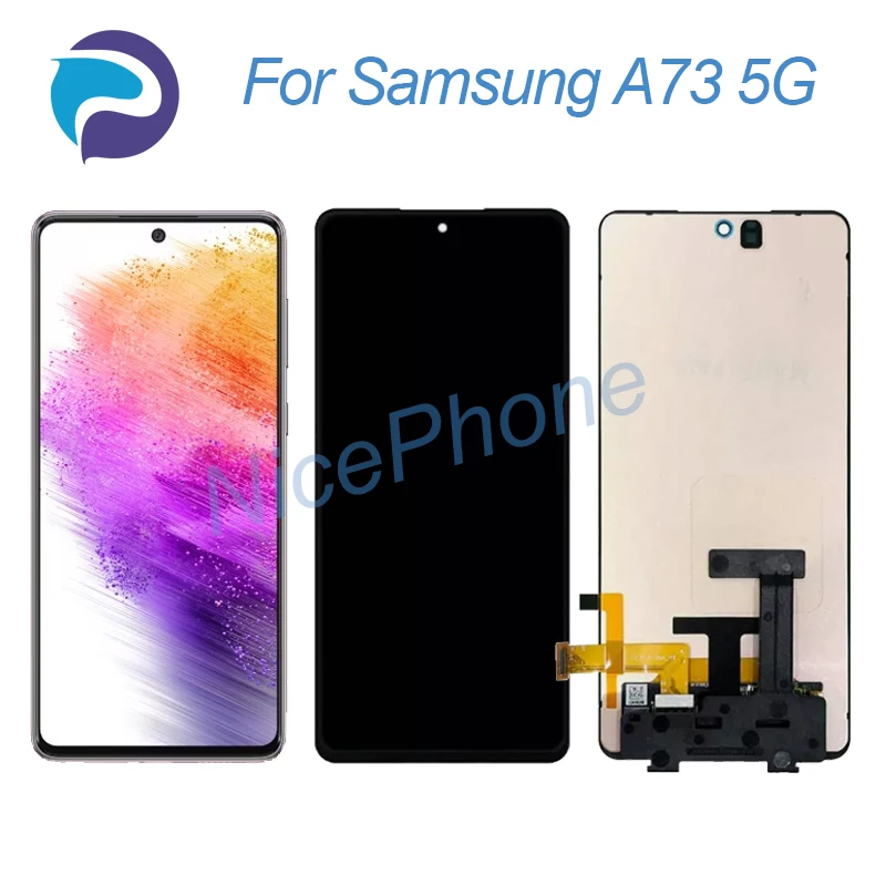 

for Samsung A73 5G LCD Display Touch Screen Digitizer Assembly Replacement 6.7" SM-A736B, SM-A736B/DS A73 5G Screen Display LCD