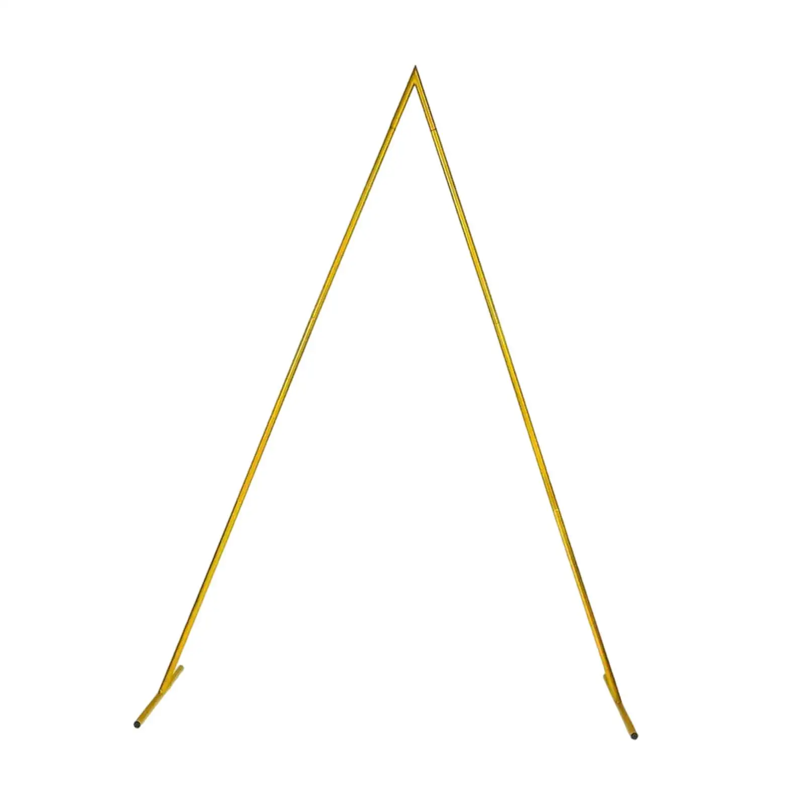 Wedding Arch for Ceremony Photo Backdrop Frame Gold Triangle Balloon Arch Frame for Parties Beach Celebration Indoor Outdoor