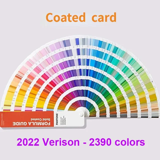 2025 بطاقة ألوان بانتون الجديدة القياسية الدولية العالمية CMYK أربعة ألوان مطبوعة بطاقة ألوان CU