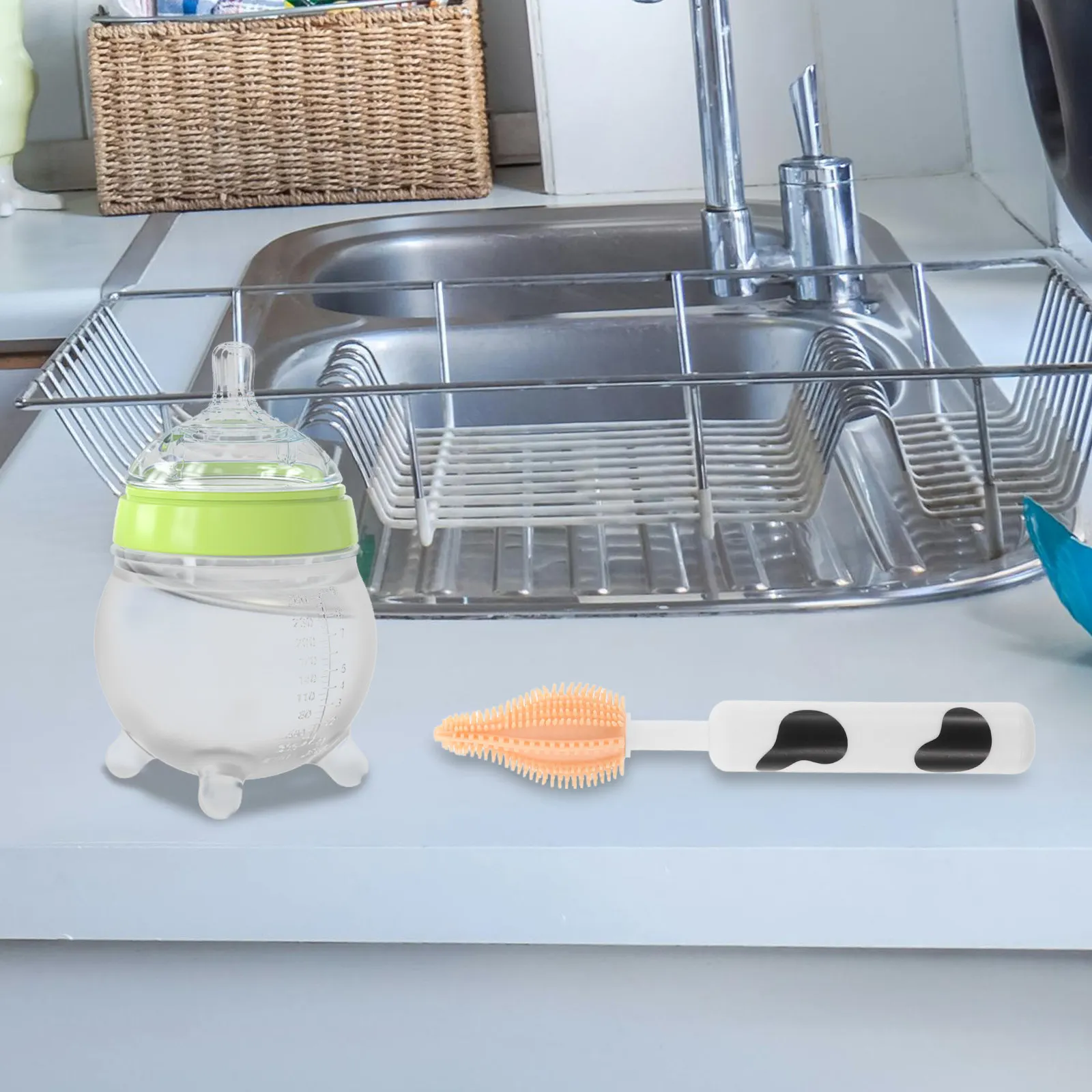 

Набор из 3 щеток для чистки бутылок и соломинок с длинной ручкой: практичные и эффективные инструменты для ежедневного использования